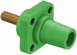 Heavy Duty Female Receptacle 300/400A 600V AC/DC 1-Pole Green