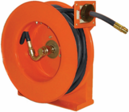 Low Pressure Hose Reel 3/8 Inch Diameter 50 Ft Length Orange