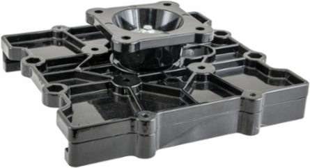 Pivot Base 10 Inch, Industrial, 340 Degree Rotation