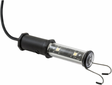 Industrial Cord Reel with LED Lamp, 45 Ft, 10 A, 125 VAC