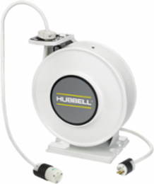 White Industrial Reel, 45 Ft, 20 A, 125 VAC