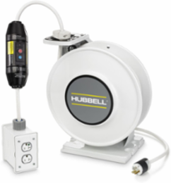 Industrial Reel 45 Ft, 20A Hospital Grade, Inline GFCI Module
