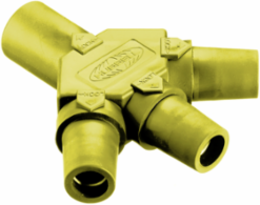Heavy Duty Single Pole Tri-Tap Connector, 400A, 600V AC/DC, Insulated Body