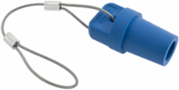 Male Protective Cap for 400A 600V AC/DC, Blue, 4.300 Inch Width