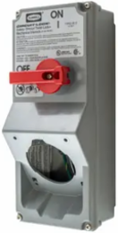 Heavy Duty Switched Twist-Lock Mechanical Interlock 30A 600V AC, Size 11.44x4.88x4.19 Inch