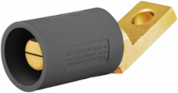 Single Pole Device, Offset Stud Type, Angled Male, 400A, 600V AC/DC