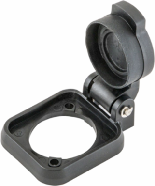 Spring Loaded Weatherproof Inlet Cover, Size 0.89 Inch x 1.27 Inch x 1.88 Inch, Polycarbonate