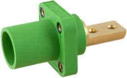 SINGLEPOLE, 400A MALE BUS 2 HOLE, GREEN