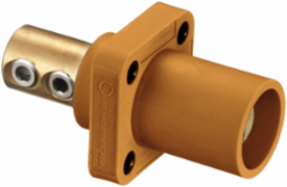Industrial Grade 300/400A Single Pole Male Receptacle, 600V AC/DC, Thermoplastic