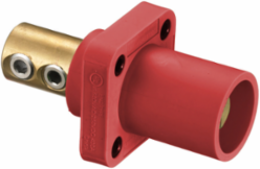 Industrial Grade 300/400A 600V AC/DC Male Receptacle, 5 Inch, Single Pole