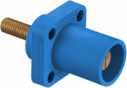 Heavy Duty Male Receptacle 300/400A 600V AC/DC 1-Pole Blue