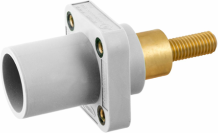 SINGLEPOLE, 300/400A ML EXTSTUD REC, WH