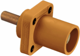 Heavy Duty Single Pole Male Receptacle 300/400A 600V AC/DC, 2.3 Inch Width