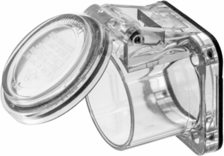Non-Metallic Clear Singlepole Cover, 2.240 Inch, 400 A Amperage Rating