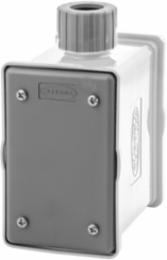 Portable Outlet Box 5.38 Inch x 4.2 Inch x 3.18 Inch Non-Metallic with Blank Plate