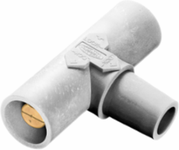 Heavy Duty Paralleling Tee, 400A 600V AC/DC, Single Conductor, White