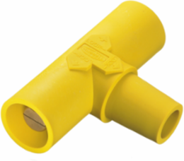 Heavy Duty Industrial Grade Paralleling Tee, 400A 600V AC/DC, Yellow