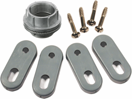 Industrial Grade IEC Pin and Sleeve Replacement Mounting Feet for 30A Switches, Pack of 10