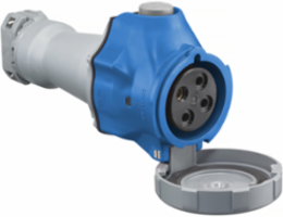 Heavy Duty Watertight Female Connector, 30A 3-Phase 250V, 3-Pole 4-Wire Grounding