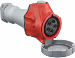 IEC Pin and Sleeve Switched Connector 60A 4-Pole 5-Wire NEMA 4X/IP69K
