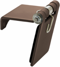 Heavy Duty Snap Cover for 400A 600V AC/DC, 1-Pole, Brown, Threaded Mounting