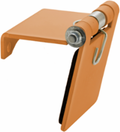 Heavy Duty Single Pole Snap Cover, 400 A, 600V AC/DC, Orange, 3.9 Inch Width