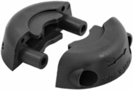 Twist-Lock Colored Cord Clamp, Size 2, Black, 2.1 Inch Width