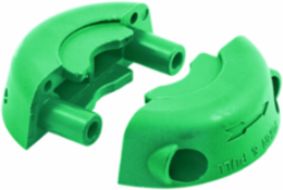 Locking Colored Cord Clamp Size 2, 2 Inch Width, Green
