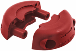 Twist-Lock Colored Cord Clamp Size 2 Red, 2.1 Inch Width