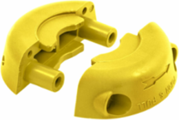 Twist-Lock Cord Clamp Size 2, Yellow, 4.200 Inch Width
