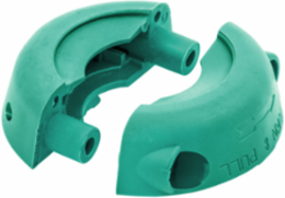 Teal Twist-Lock Cord Clamp, Size 3, For 4 and 5-Wire Devices