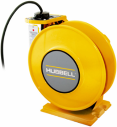 Yellow Weatherproof Cord Reel 45 Ft #16/3 SOW 10 A 600 VAC