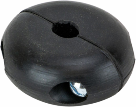 Weatherproof Cord and Cable Reel Ball Stop, Steel, 2.600 Inch Width