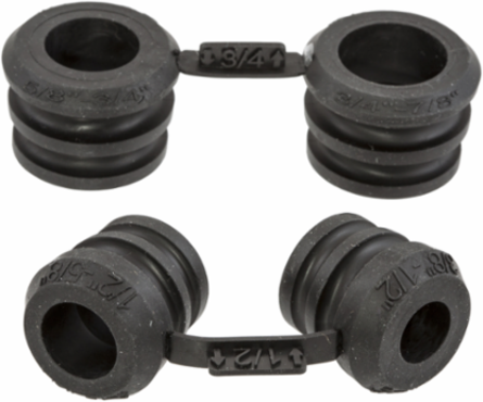 Watertight Replacement Bushing Set, Size 1, 3 Inch Width, 15A/20A Rated