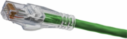 SPEEDGAIN Cat 5e Slim Patch Cord, 20 ft, Green, 8-Conductor, RJ45