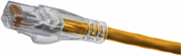 Copper Solutions Cat 5e Patch Cord, Slim, 10 Ft Length, Orange, RJ45