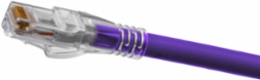 Copper Ascent Cat6A Slim Patch Cord 30 Inch Purple