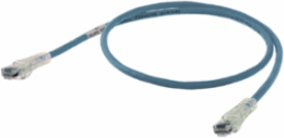 Cat6 Slim Patch Cord, Blue, 15 ft, #24 AWG, RJ45, 10 Gig Support