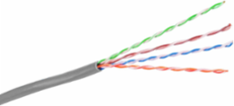 NEXTSPEED LINK Category 6 UTP Plenum Cable, Gray, 29 lb, 1000 EA