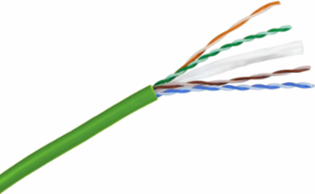 NEXTSPEED Category 6 Plenum Cable, 1,000 FT, Sweep Tested 550MHz, Green