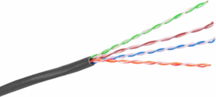NEXTSPEED LINK Category 6 UTP Cable, Riser, Black, 15.3 x 15.25 x 10.1 Inch