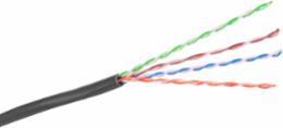 NEXTSPEED LINK Category 6 UTP Cable, Riser, Black, 15.3 x 15.25 x 10.1 Inch