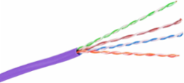 NEXTSPEED LINK Category 6 UTP Riser Cable 1000 FT Purple