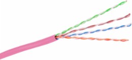 NEXTSPEED LINK Cat 6 UTP Riser Cable, Pink, 10x16x16 Inch Box