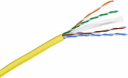 NEXTSPEED Cat 6 Riser Cable, Yellow, 1,000 FT, Sweep Tested to 550MHz