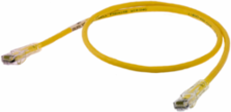 NEXTSPEED Cat6 Copper Patch Cord, 3 Inch Length, Yellow, Secure Boot