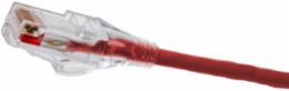 NEXTSPEED Category 6 Patch Cord, 1 Foot, Low Diameter 28 AWG, Red