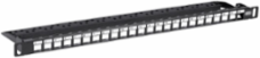 Multimedia Jack Panel 24 Port 1/2 Rack Unit Flat