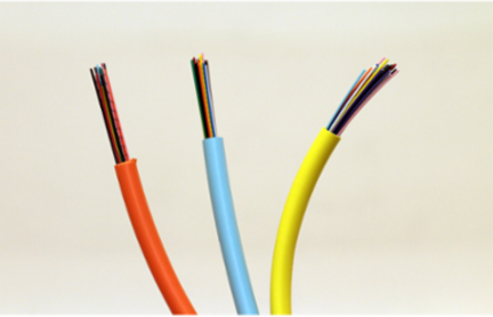 24 Strand Indoor Tight Buffer Distribution Cable, OS2, Plenum, Yellow
