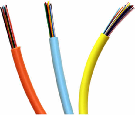 Indoor/Outdoor Tight Buffer Cable, 48 Fibers, Armored, Plenum, OS2, Black